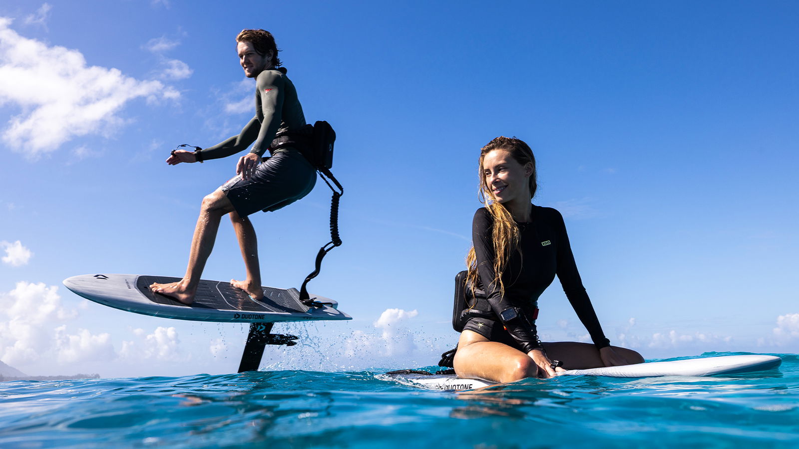 Foil Assist rider on wave